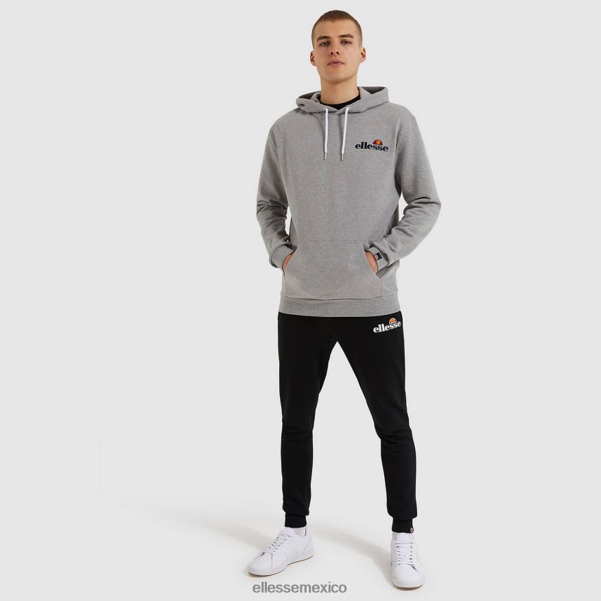 ropa mx Ellesse hombres primero sudadera con capucha gris 84X86H314