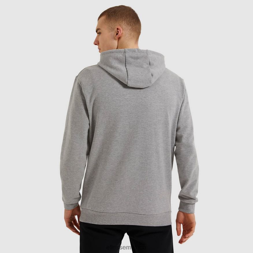 ropa mx Ellesse hombres primero sudadera con capucha gris 84X86H314