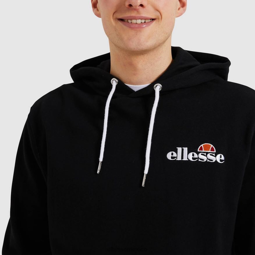 ropa mx Ellesse hombres primero sudadera con capucha negro 84X86H319