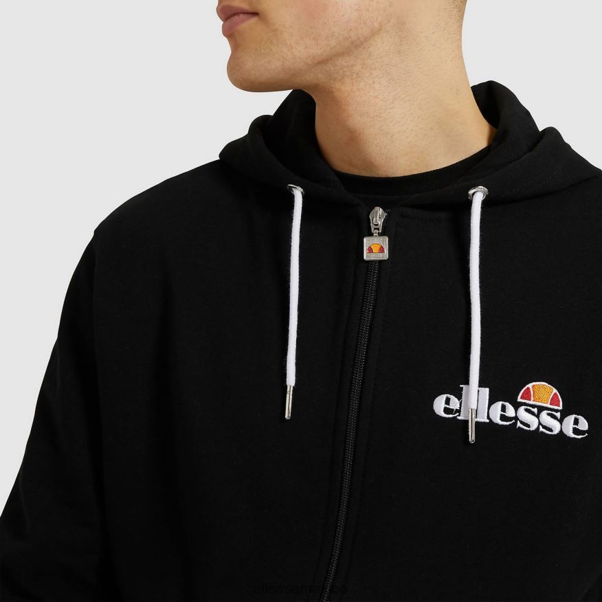 ropa mx Ellesse hombres sudadera con capucha briero negro 84X86H315