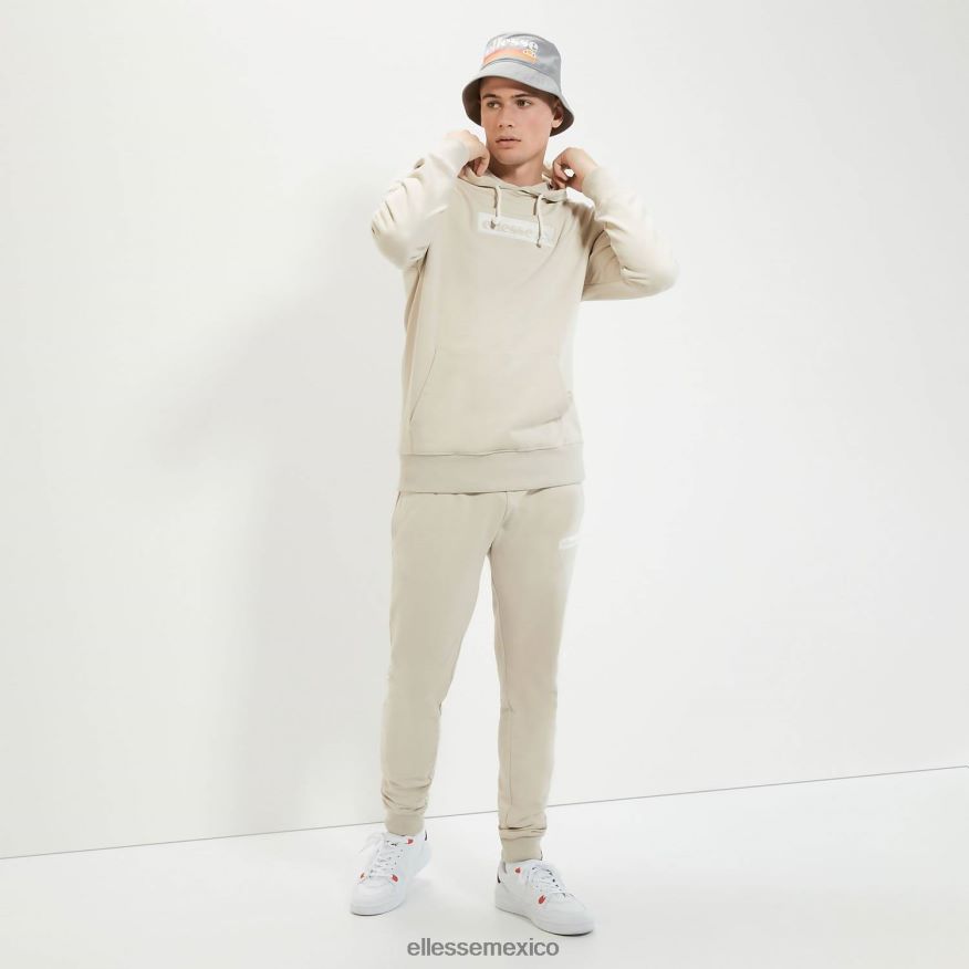 ropa mx Ellesse hombres sudadera con capucha carovilli beige 84X86H299