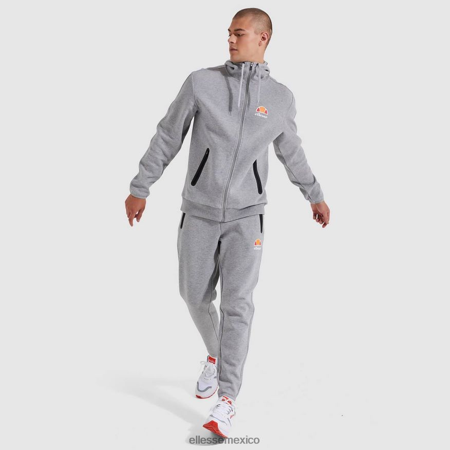ropa mx Ellesse hombres sudadera con capucha ornari fz marga gris 84X86H317