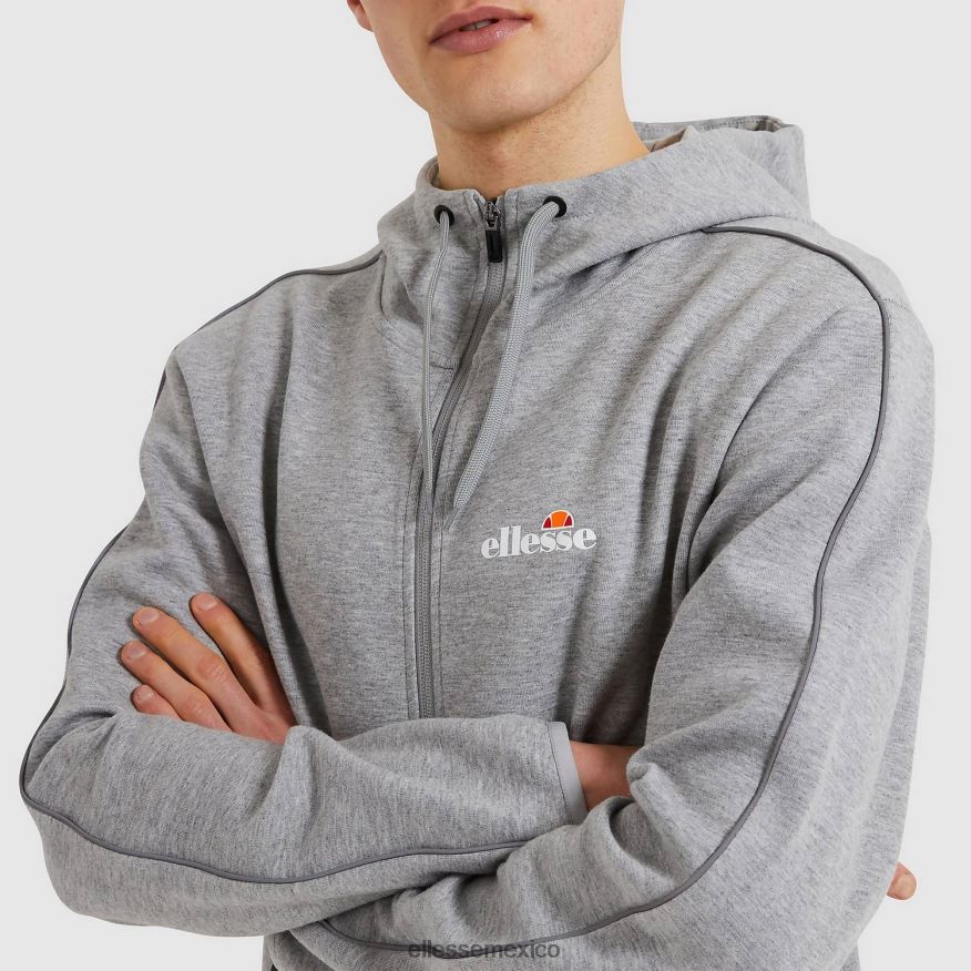 ropa mx Ellesse hombres sudadera con capucha ornari fz marga gris 84X86H317