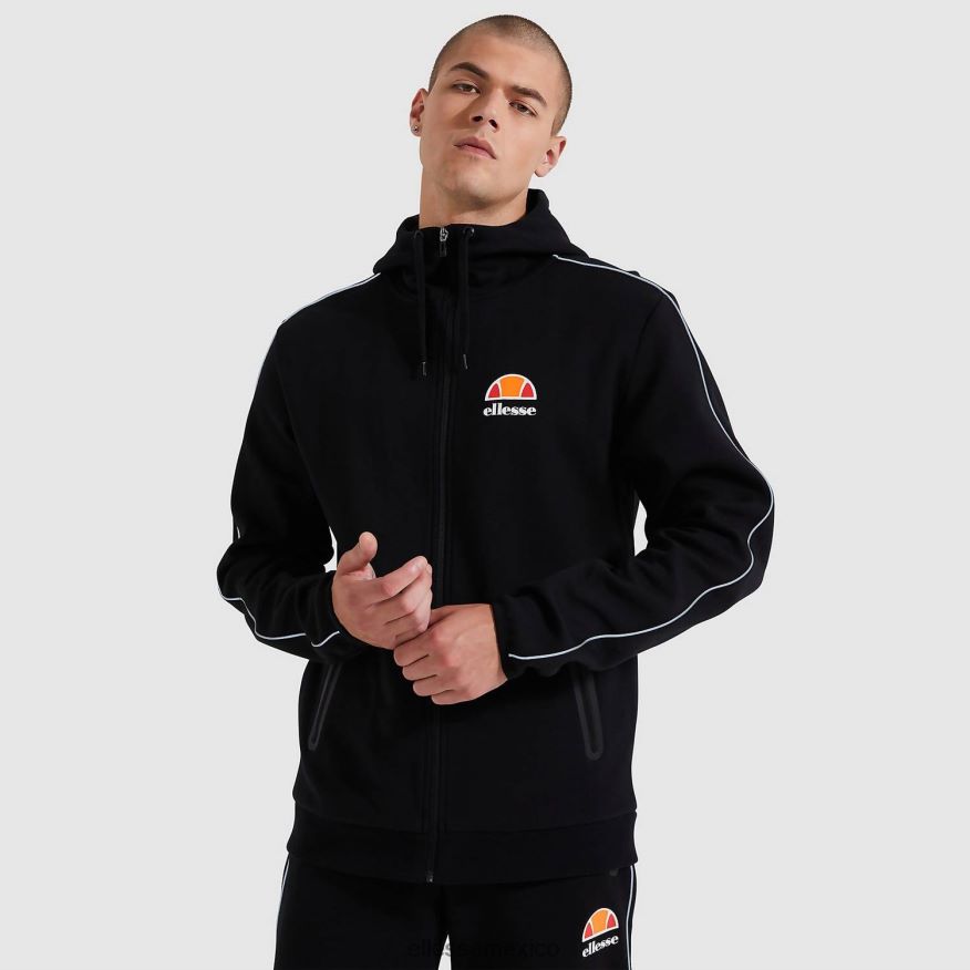 ropa mx Ellesse hombres sudadera con capucha ornari fz negro 84X86H316