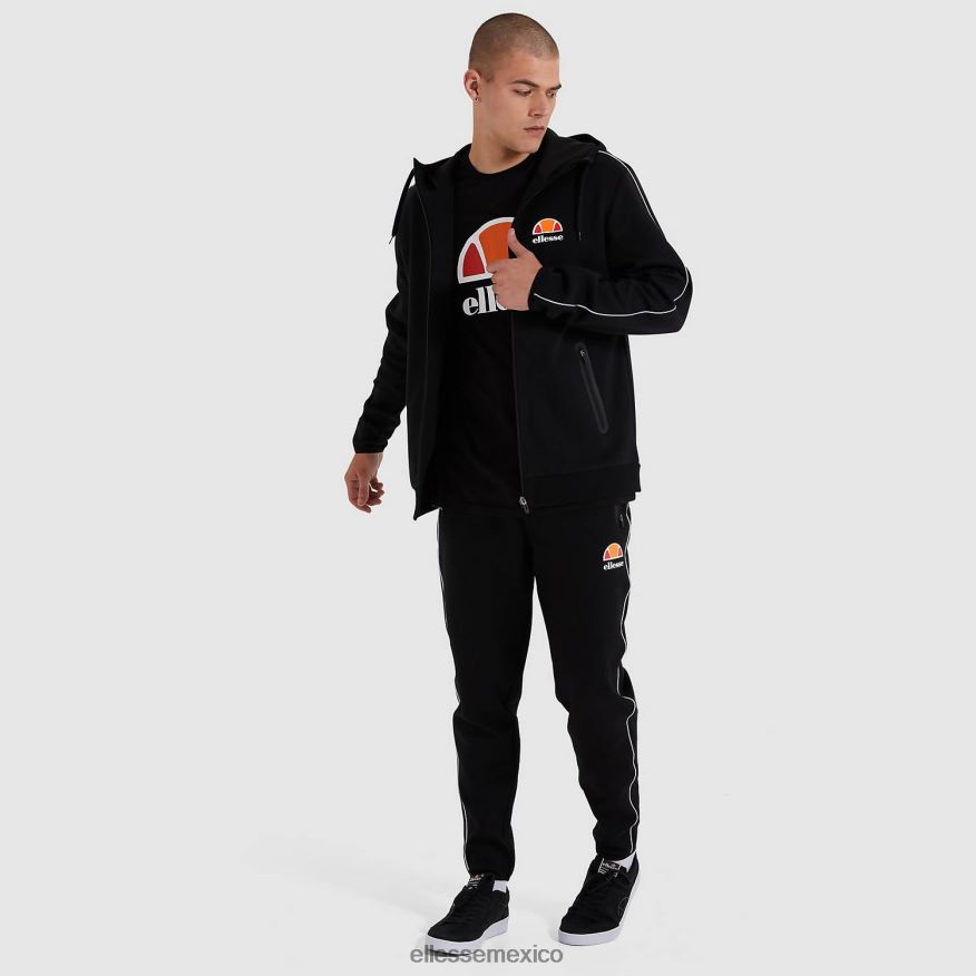 ropa mx Ellesse hombres sudadera con capucha ornari fz negro 84X86H316