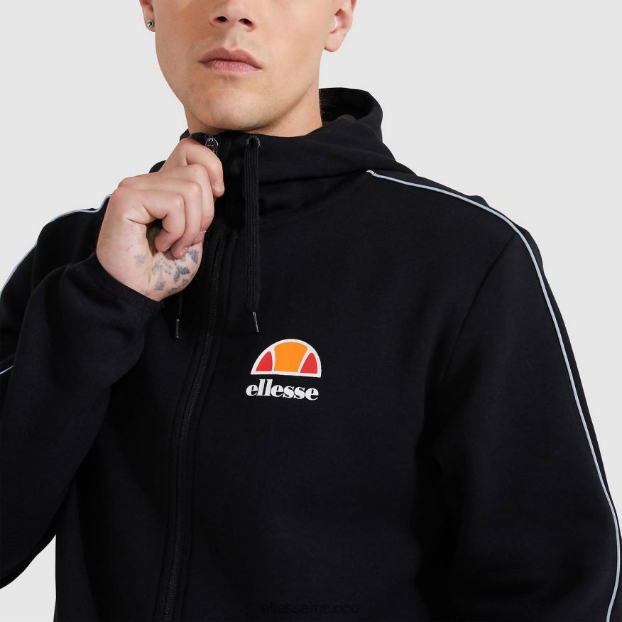 ropa mx Ellesse hombres sudadera con capucha ornari fz negro 84X86H316
