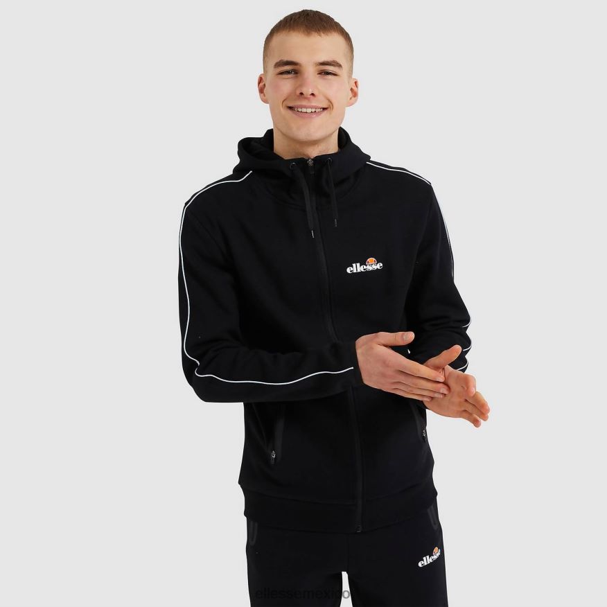 ropa mx Ellesse hombres sudadera con capucha ornari fz negro 84X86H316
