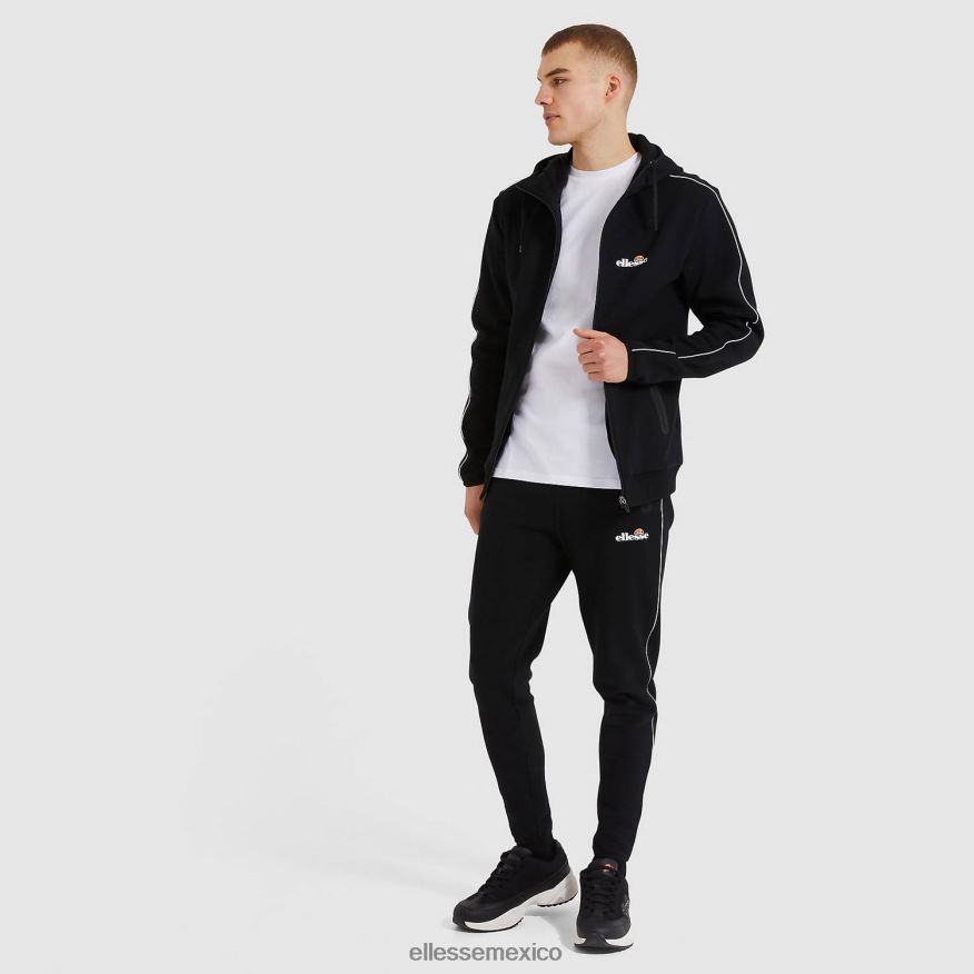 ropa mx Ellesse hombres sudadera con capucha ornari fz negro 84X86H316