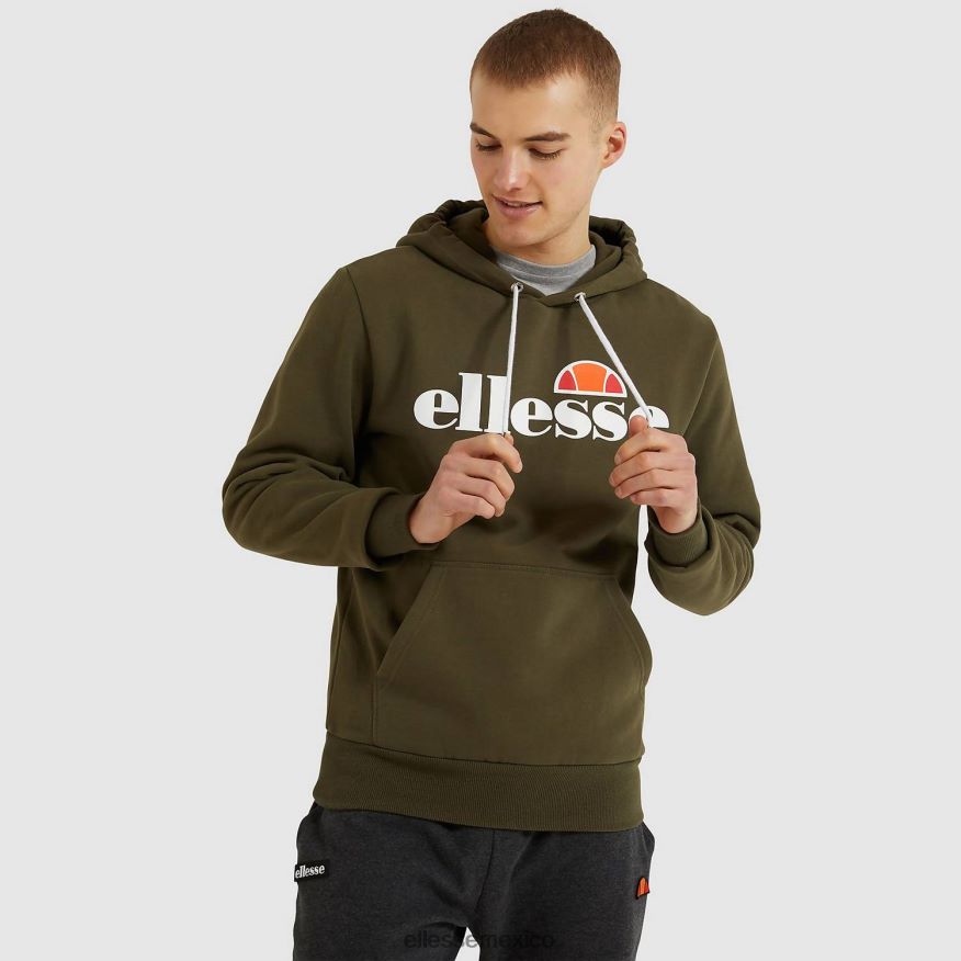 ropa mx Ellesse hombres sudadera con capucha sl gottero oh caqui 84X86H297