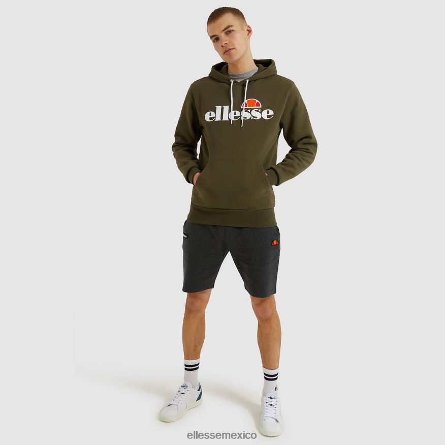 ropa mx Ellesse hombres sudadera con capucha sl gottero oh caqui 84X86H297