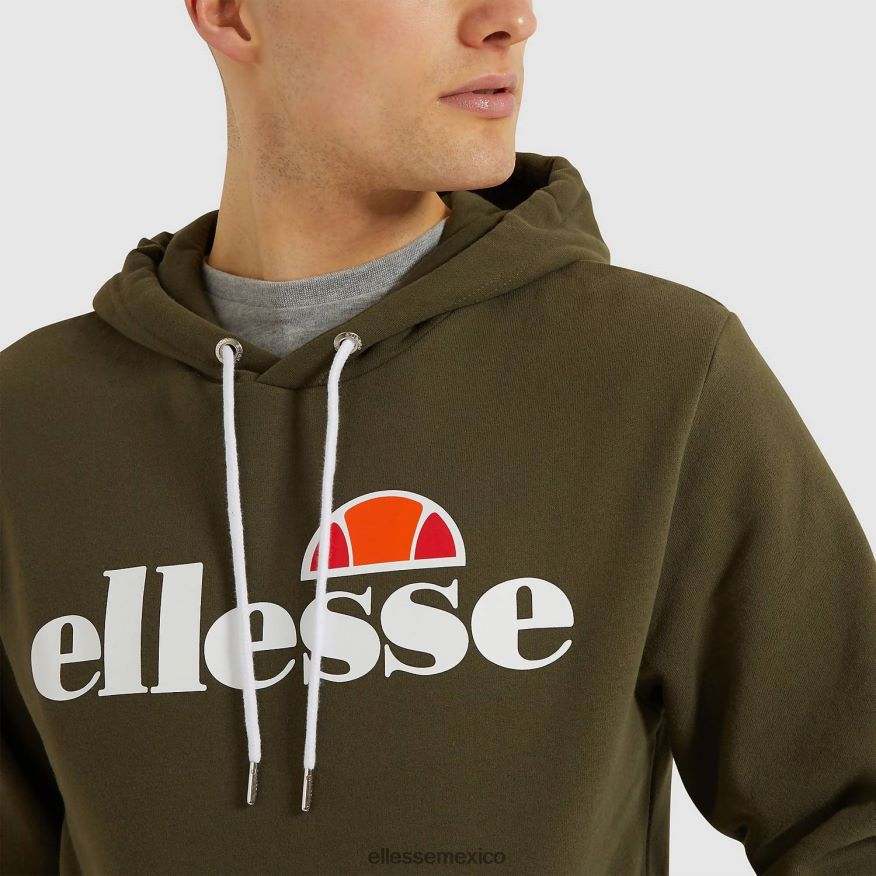 ropa mx Ellesse hombres sudadera con capucha sl gottero oh caqui 84X86H297