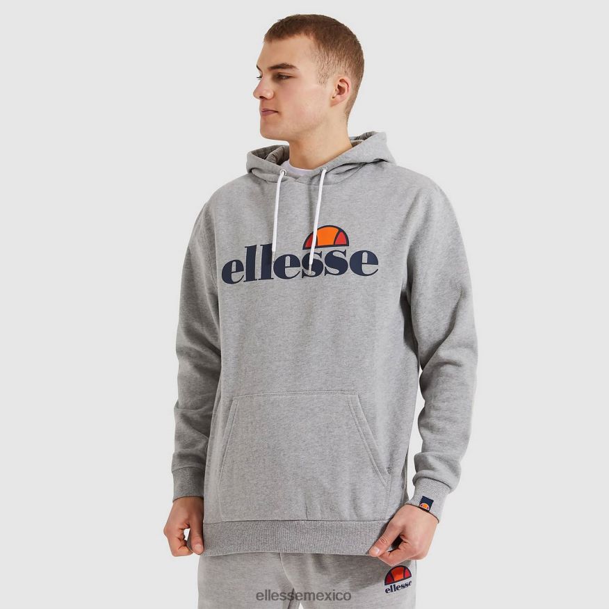 ropa mx Ellesse hombres sudadera con capucha sl gottero oh marga gris 84X86H295