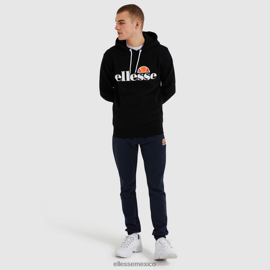 ropa mx Ellesse hombres sudadera con capucha sl gottero oh negro 84X86H296