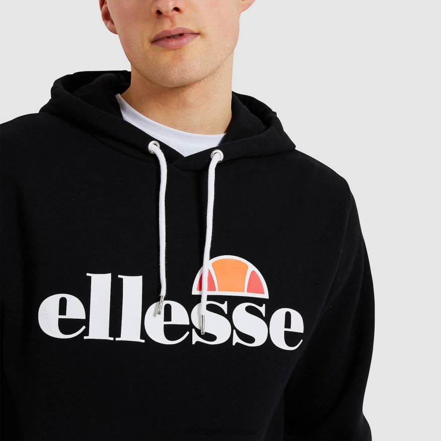 ropa mx Ellesse hombres sudadera con capucha sl gottero oh negro 84X86H296