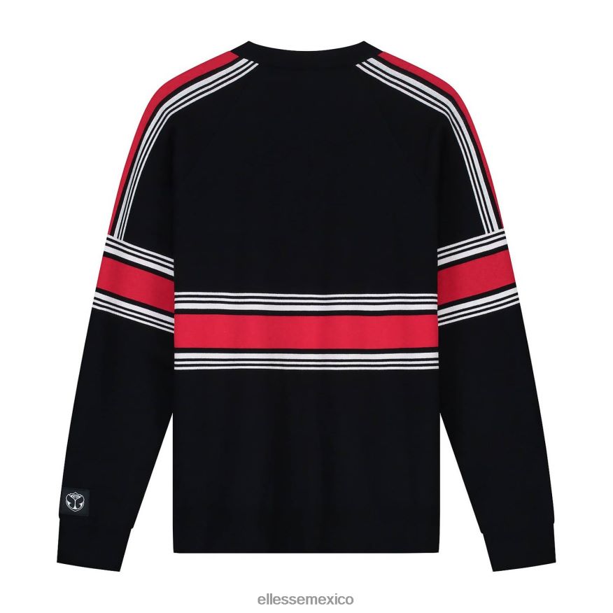 ropa mx Ellesse hombres sudadera de punto del mundo del mañana negro 84X86H301