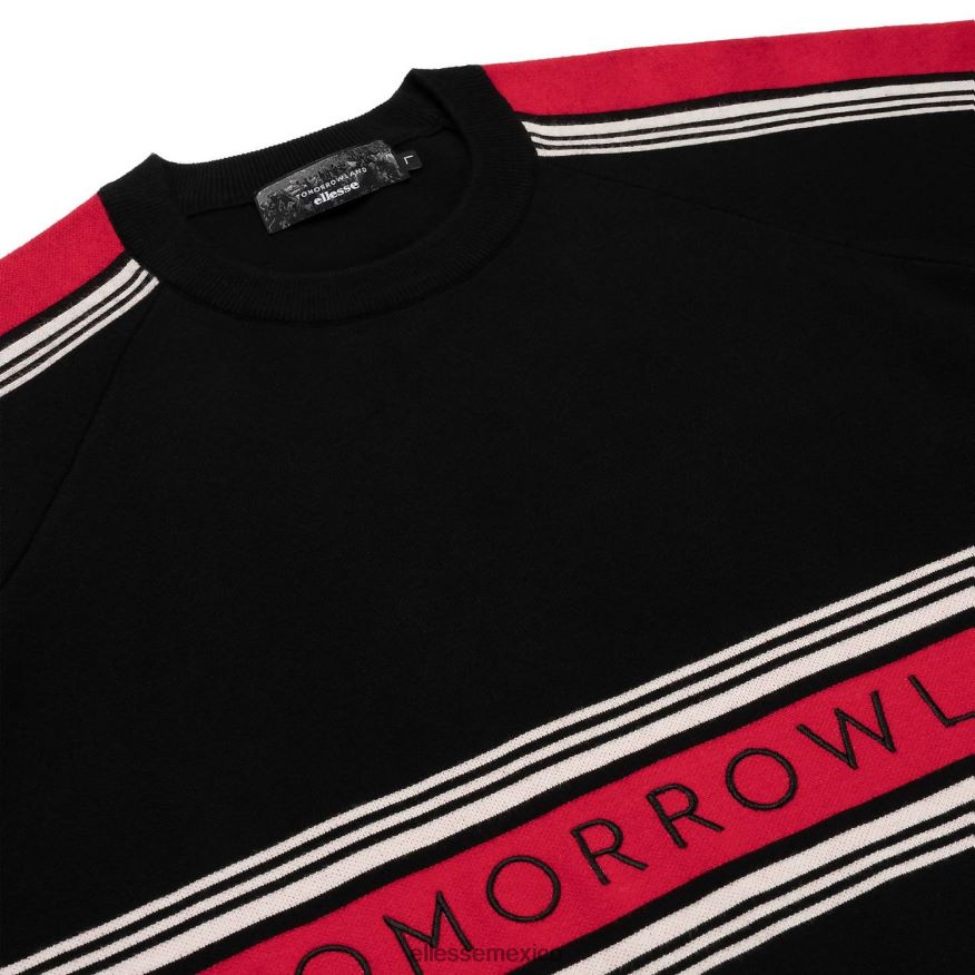 ropa mx Ellesse hombres sudadera de punto del mundo del mañana negro 84X86H301