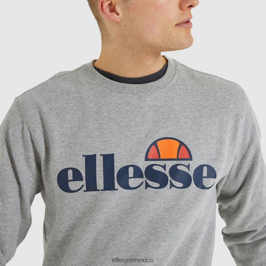 ropa mx Ellesse hombres sudadera sl succiso marga gris 84X86H293