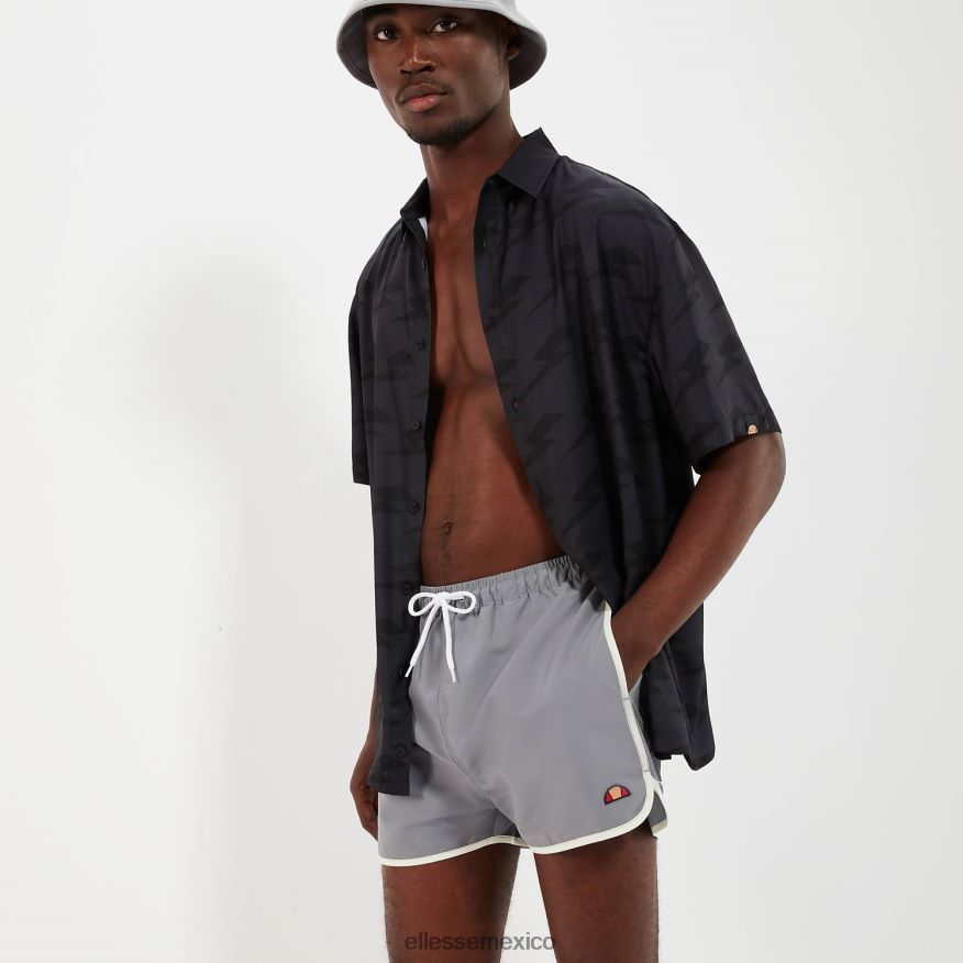 ropa mx Ellesse hombres cabañas nadar corto gris 84X86H452