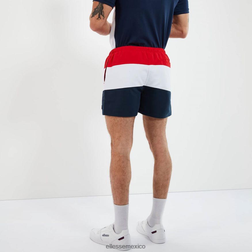ropa mx Ellesse hombres cielo nadar corto rojo/azul marino/blanco 84X86H458