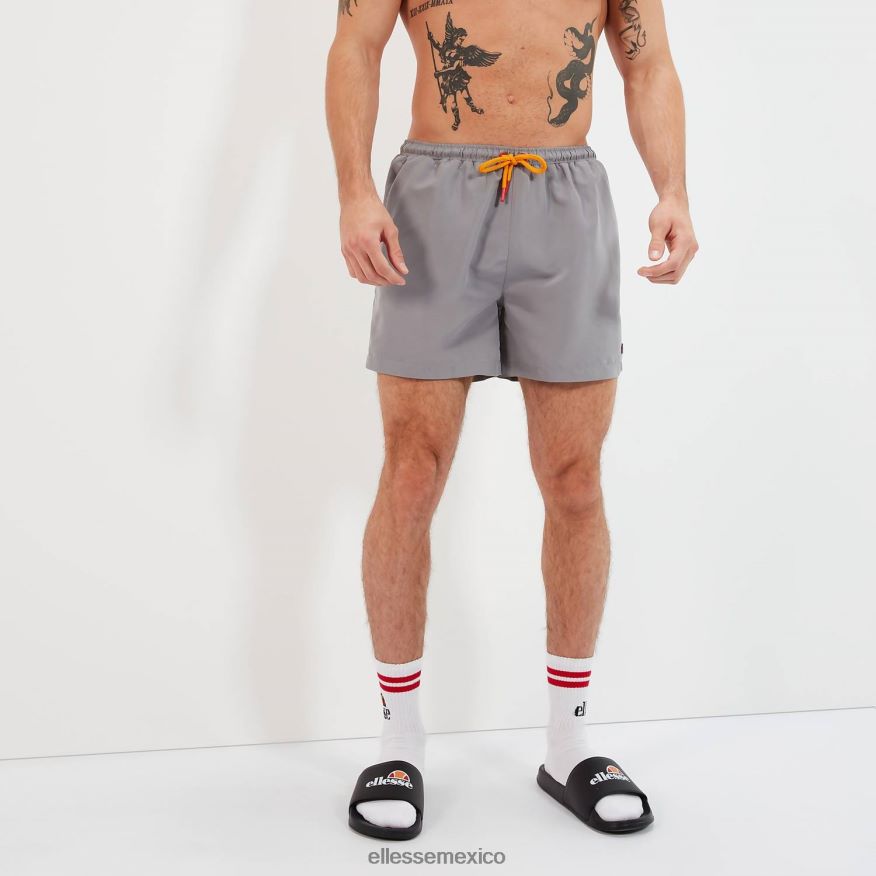 ropa mx Ellesse hombres los caballeros nadan cortos gris 84X86H450