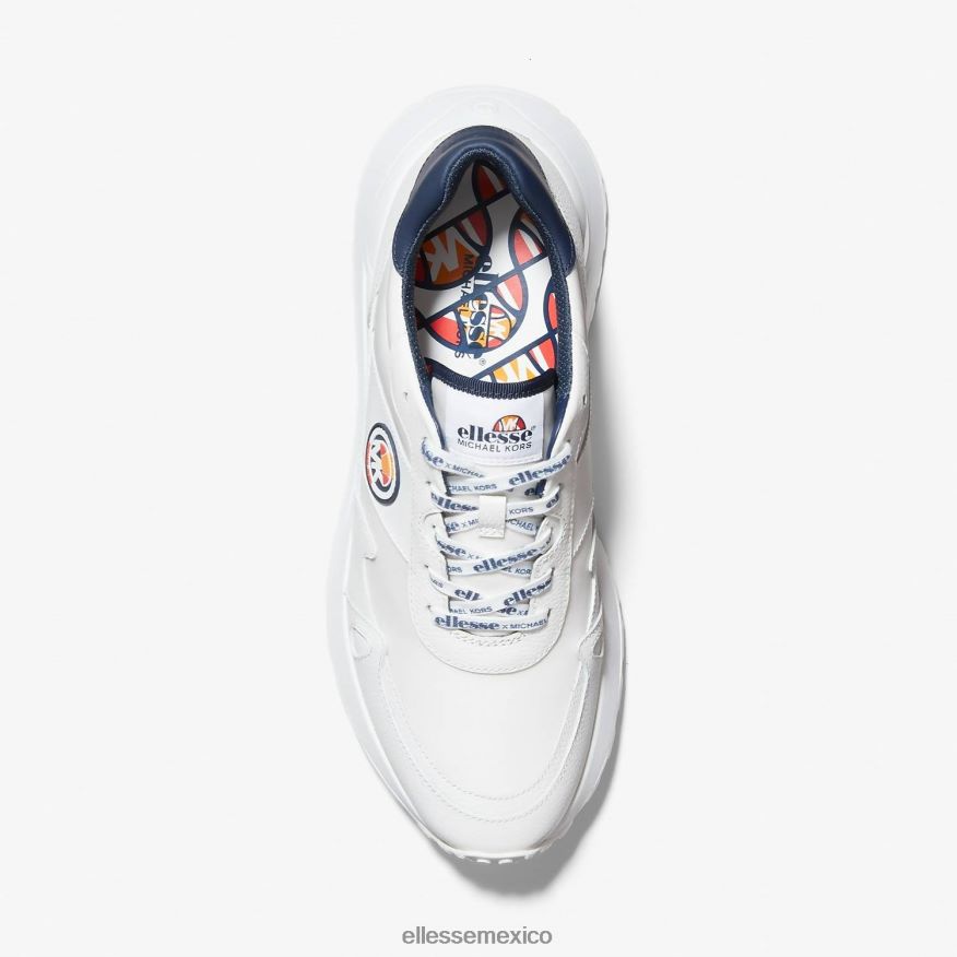 zapatos mx Ellesse hombres entrenador de millas mk blanco 84X86H459