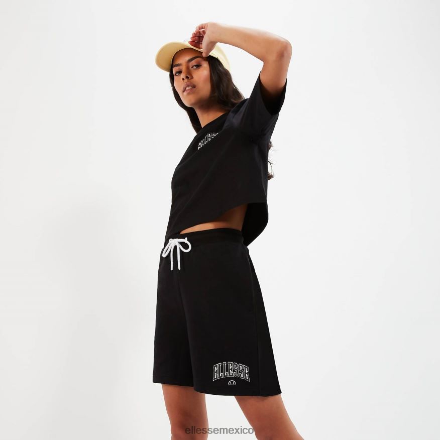 ropa mx Ellesse mujer charina corta negro 84X86H127