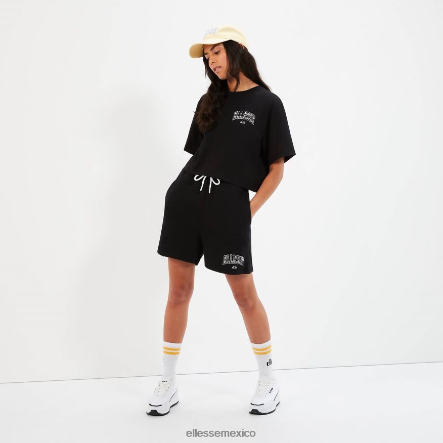 ropa mx Ellesse mujer charina corta negro 84X86H127