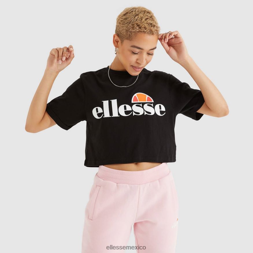 ropa mx Ellesse mujer camiseta corta alberta negro 84X86H68