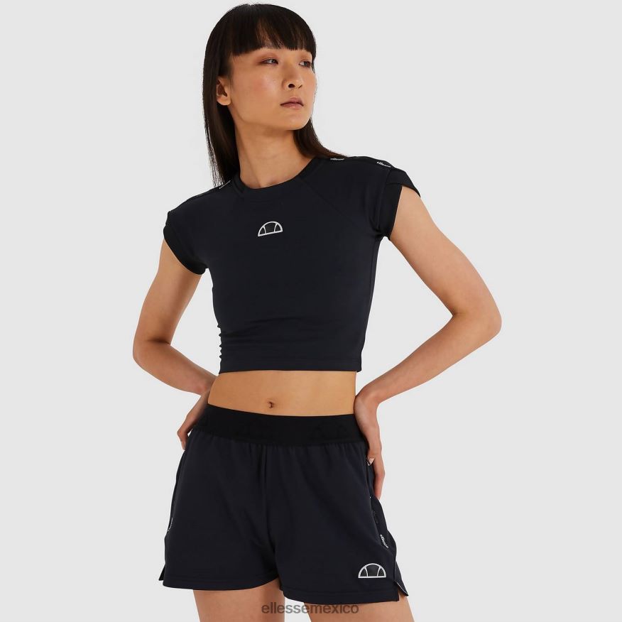 ropa mx Ellesse mujer camiseta corta arianne negro 84X86H214