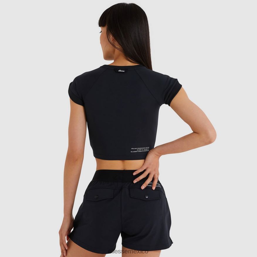 ropa mx Ellesse mujer camiseta corta arianne negro 84X86H214