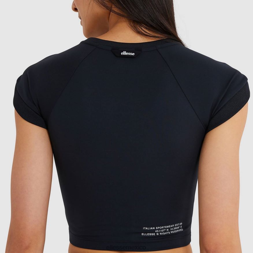 ropa mx Ellesse mujer camiseta corta arianne negro 84X86H214