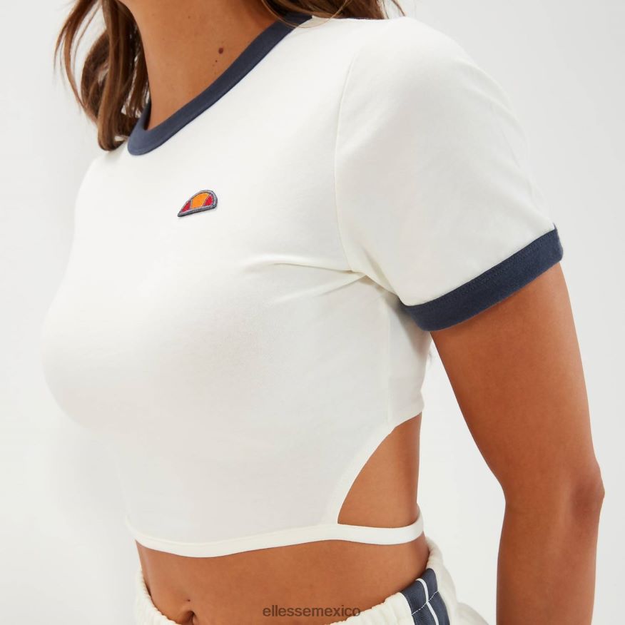 ropa mx Ellesse mujer camiseta corta chee blanquecino 84X86H54