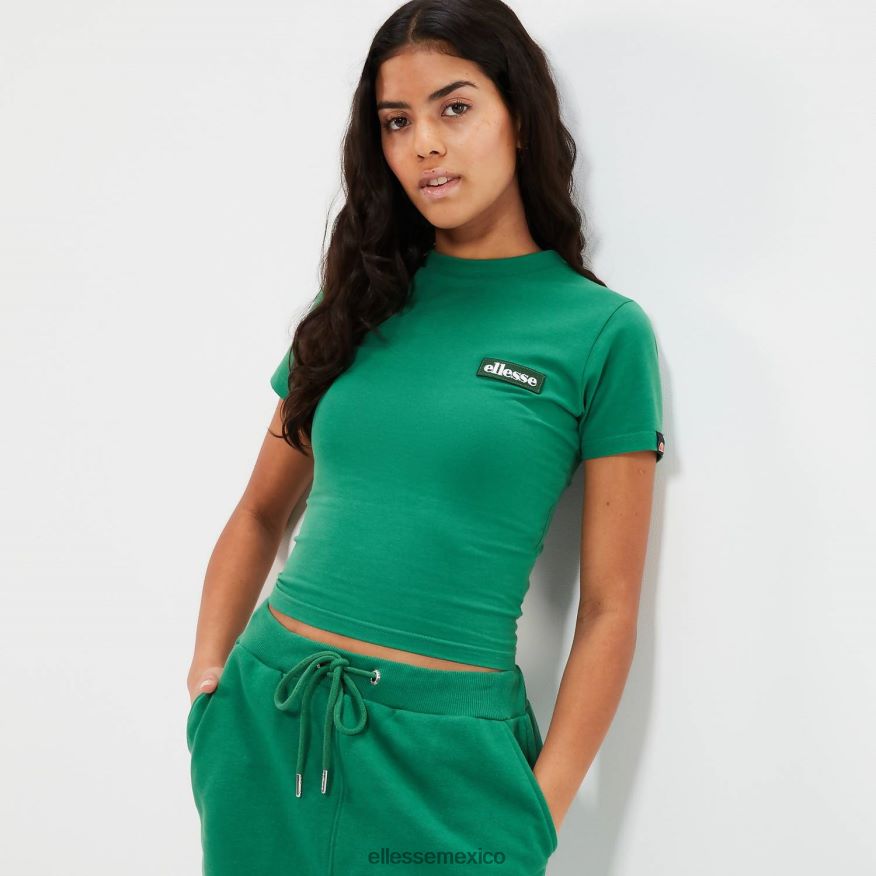 ropa mx Ellesse mujer camiseta corta chelu verde 84X86H84