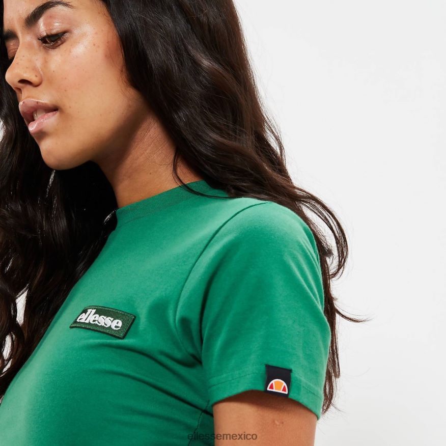 ropa mx Ellesse mujer camiseta corta chelu verde 84X86H84
