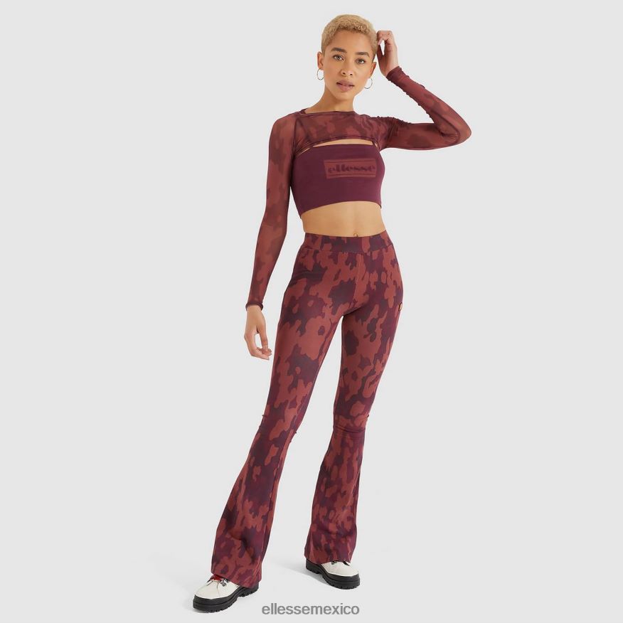 ropa mx Ellesse mujer camiseta corta darol morado oscuro 84X86H203