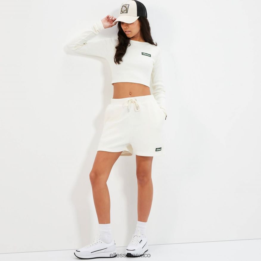 ropa mx Ellesse mujer camiseta corta de manga larga Linny blanquecino 84X86H92
