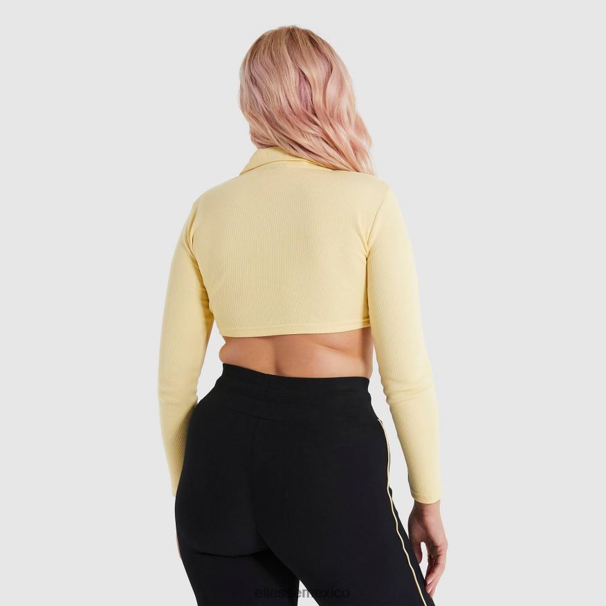 ropa mx Ellesse mujer camiseta corta harrie amarillo claro 84X86H198