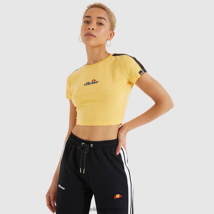 ropa mx Ellesse mujer camiseta corta latus amarillo 84X86H208