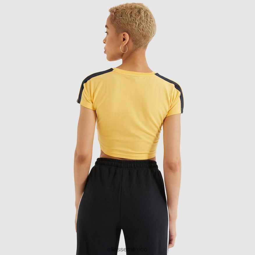 ropa mx Ellesse mujer camiseta corta latus amarillo 84X86H208