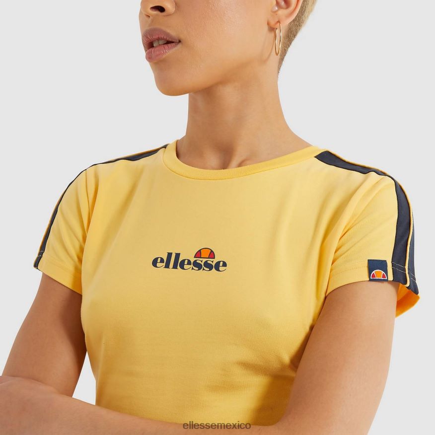 ropa mx Ellesse mujer camiseta corta latus amarillo 84X86H208