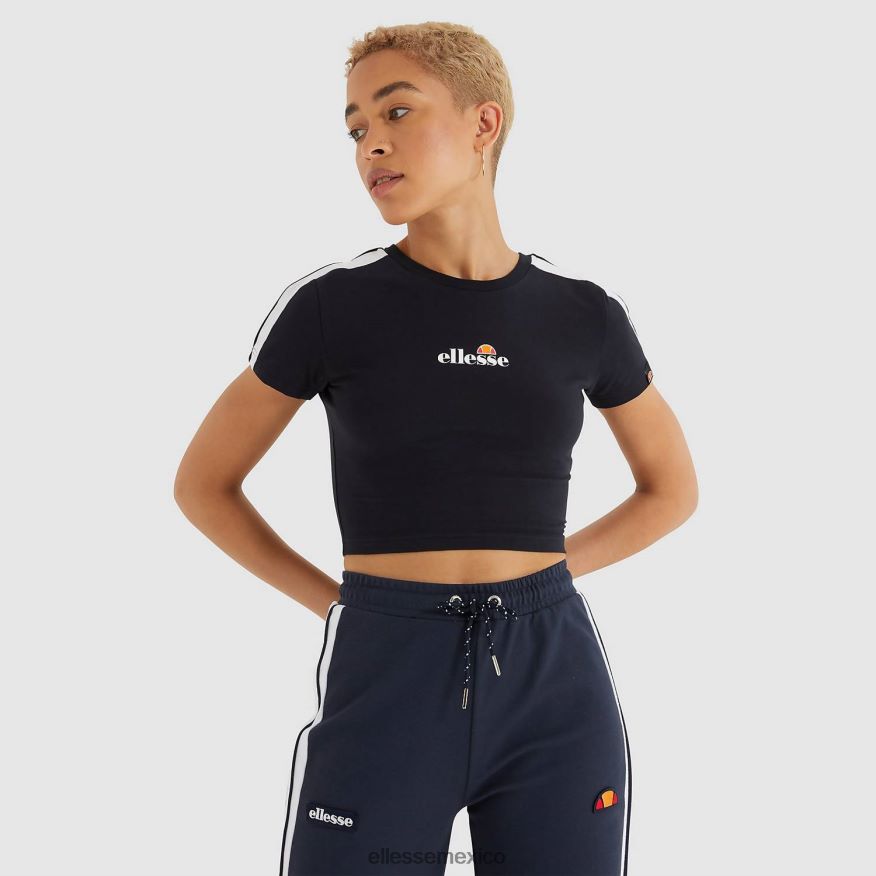 ropa mx Ellesse mujer camiseta corta latus negro 84X86H206