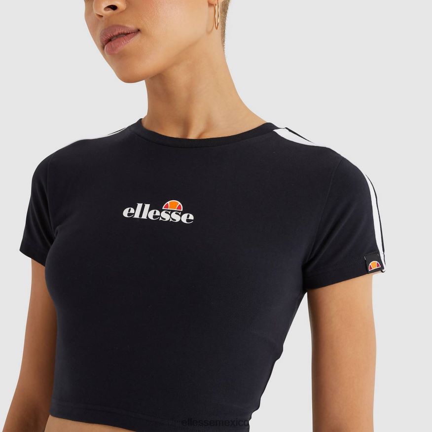 ropa mx Ellesse mujer camiseta corta latus negro 84X86H206