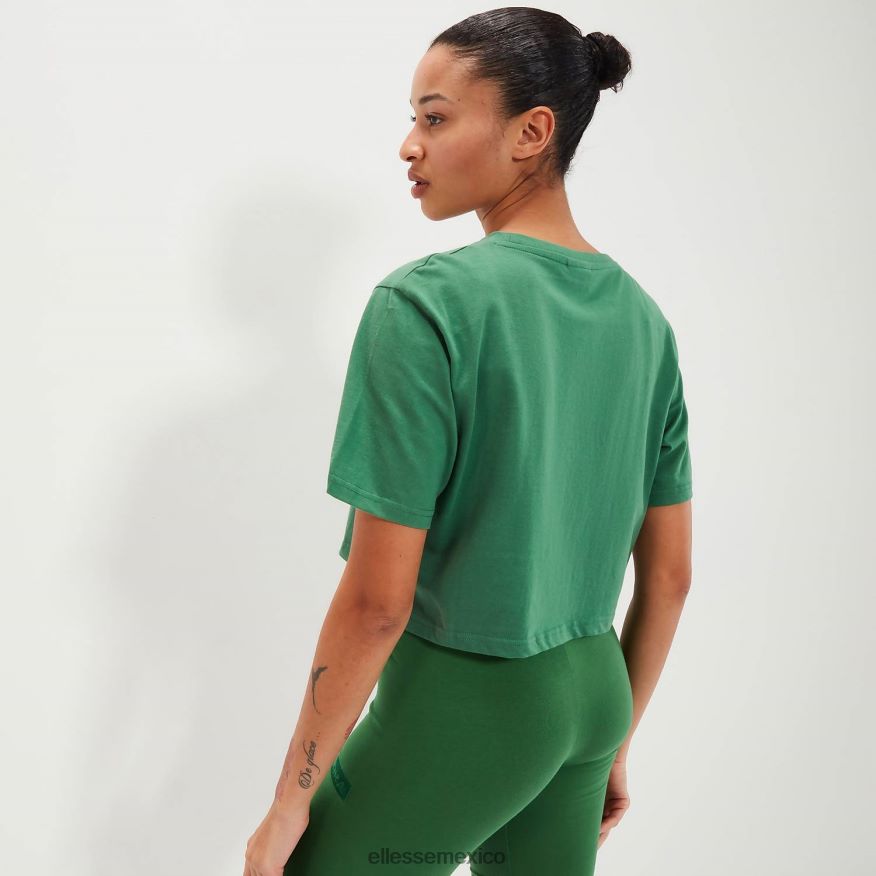 ropa mx Ellesse mujer camiseta corta volia verde 84X86H87
