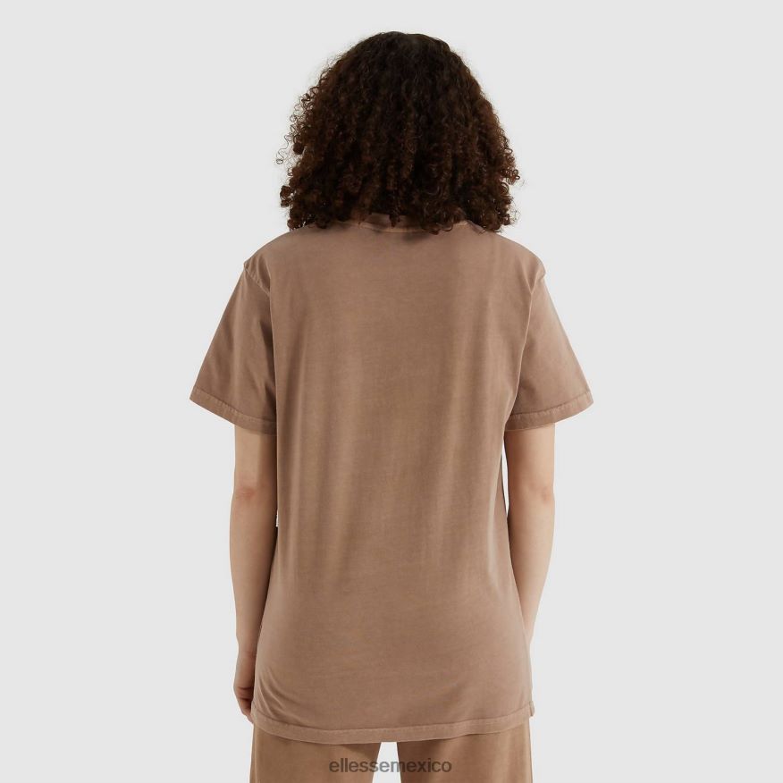 ropa mx Ellesse mujer camiseta de achiote marrón 84X86H248