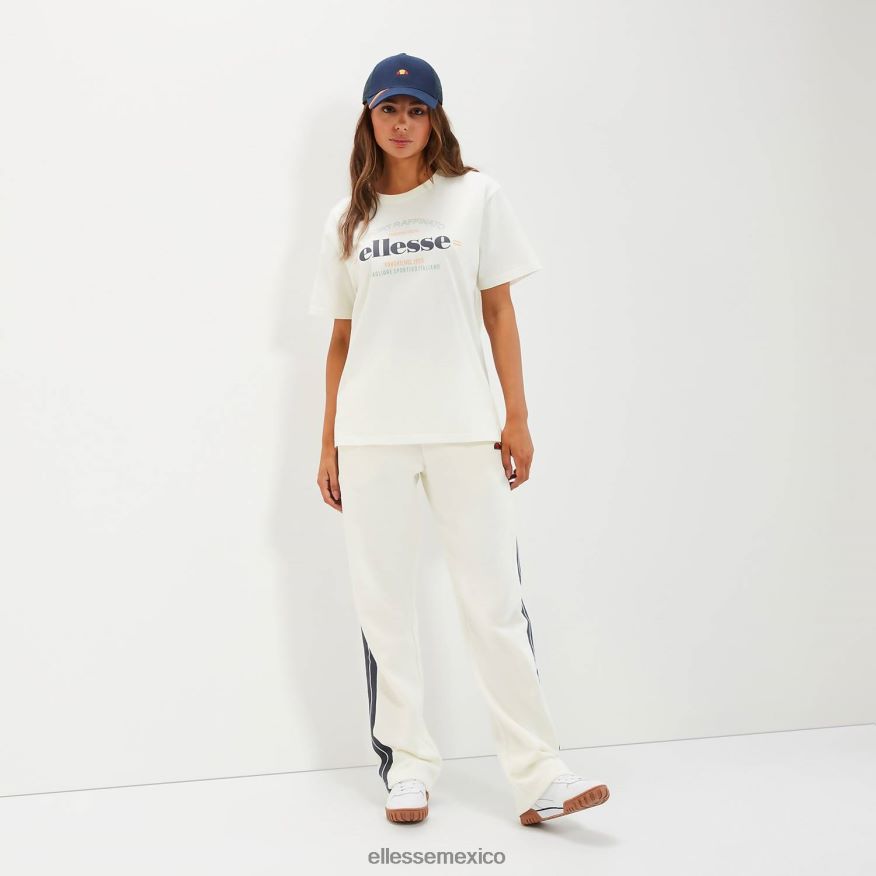 ropa mx Ellesse mujer camiseta tovo oversize blanquecino 84X86H58