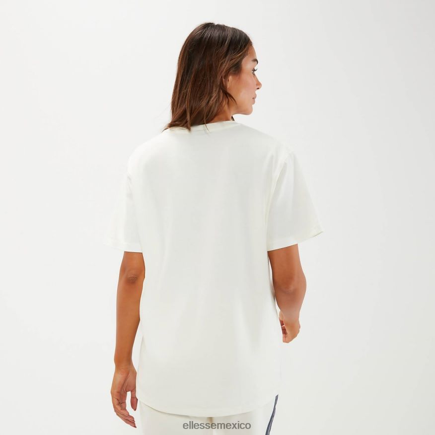 ropa mx Ellesse mujer camiseta tovo oversize blanquecino 84X86H58