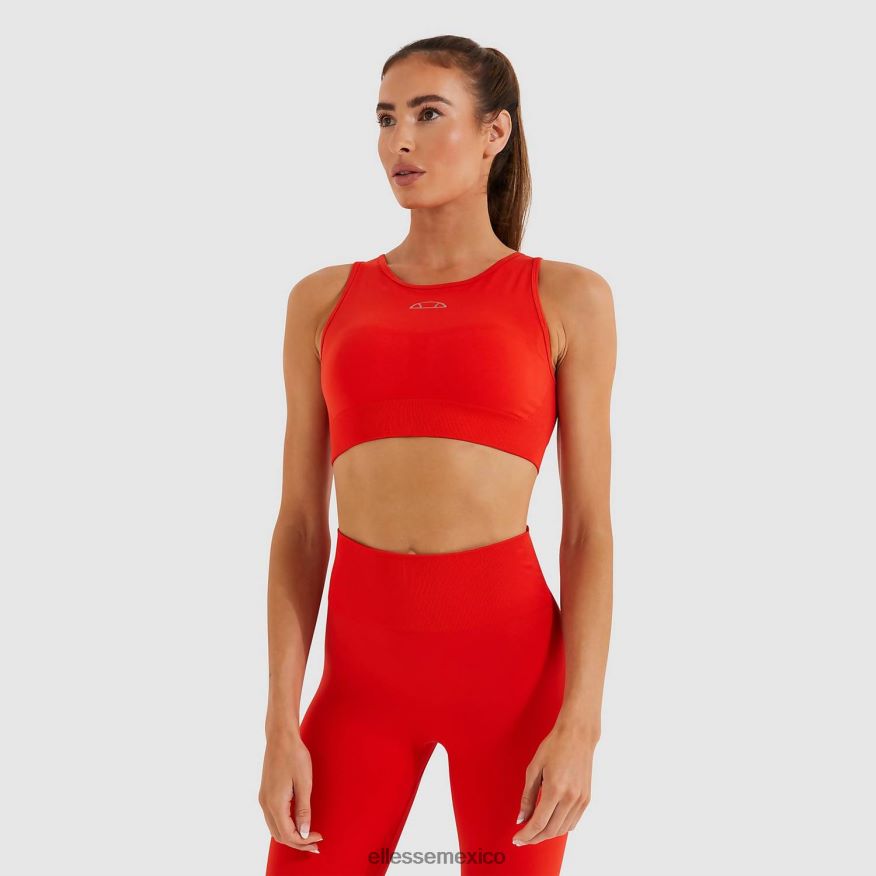 ropa mx Ellesse mujer chaleco corto en llamas naranja 84X86H232