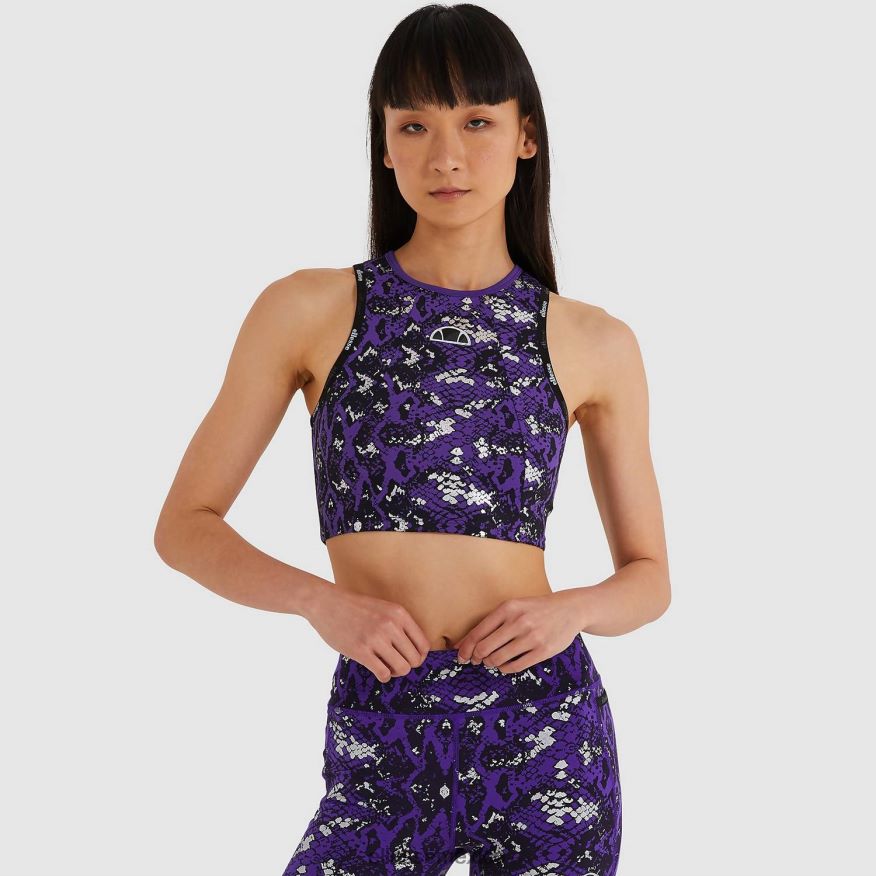 ropa mx Ellesse mujer chaleco corto kinarva todo estampado 84X86H199