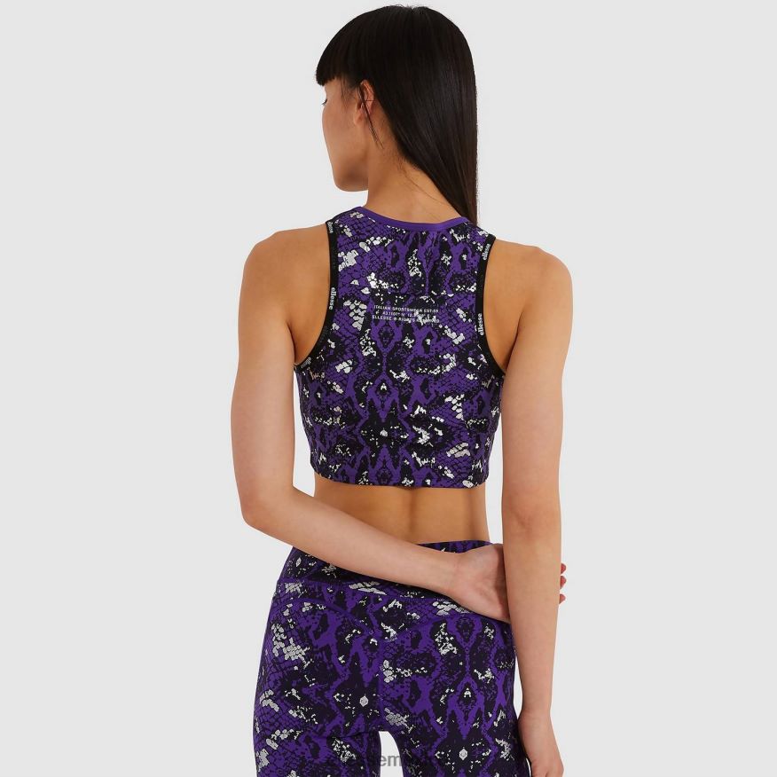 ropa mx Ellesse mujer chaleco corto kinarva todo estampado 84X86H199