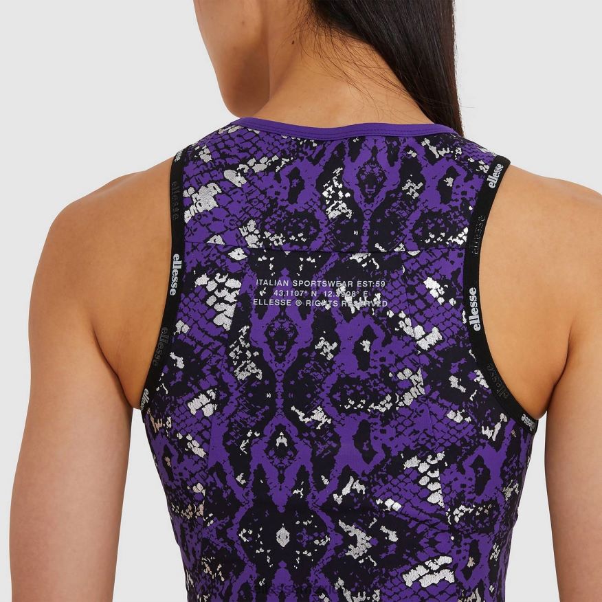 ropa mx Ellesse mujer chaleco corto kinarva todo estampado 84X86H199